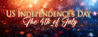 US Independence's Day Banner - The Fourth of July