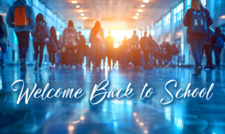 Welcome Back to School - Group of Teenagers in College Corridor